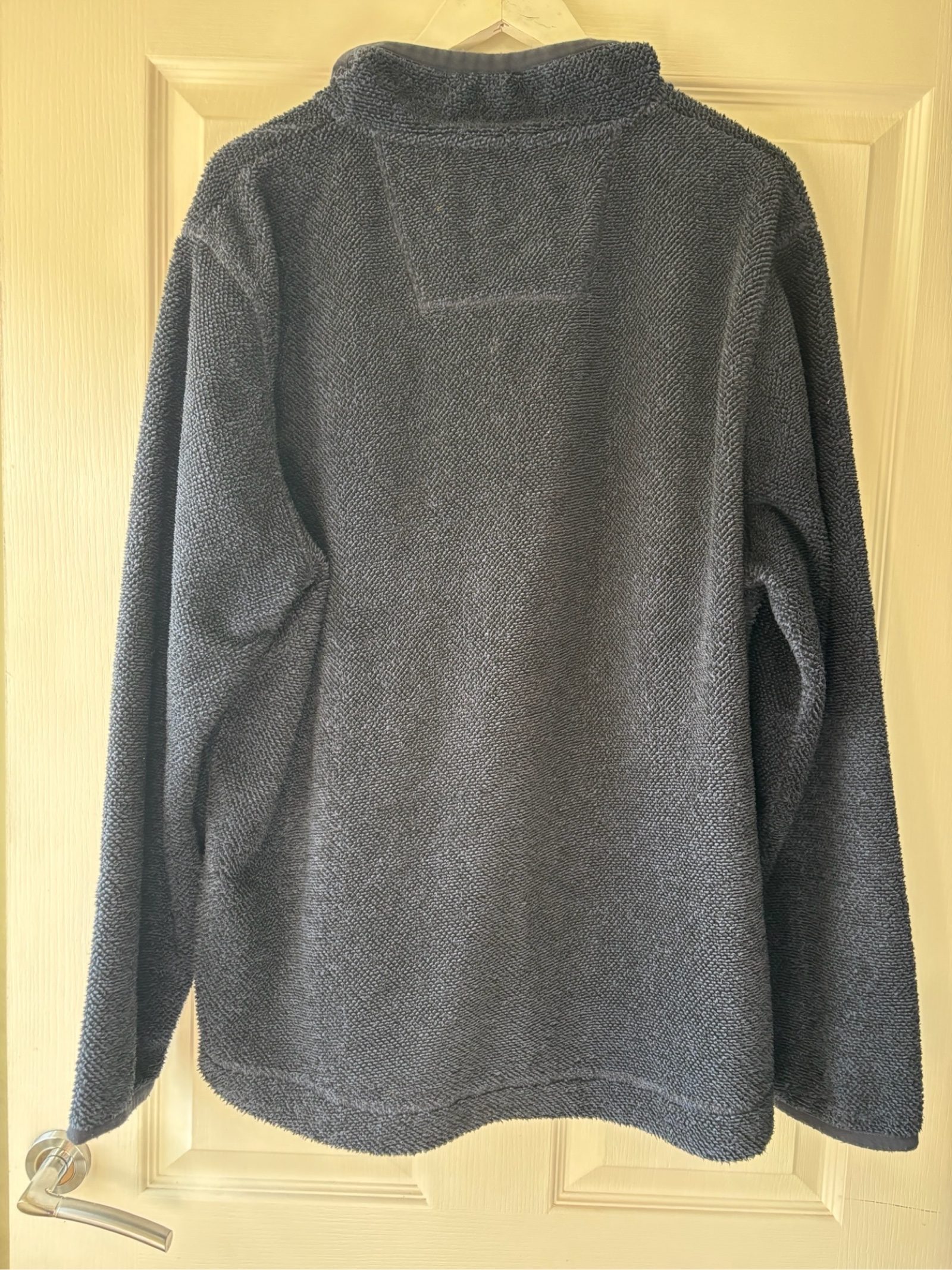 Weird Fish Grey 2XL Textured Half Zip Fleece Jumper image 4