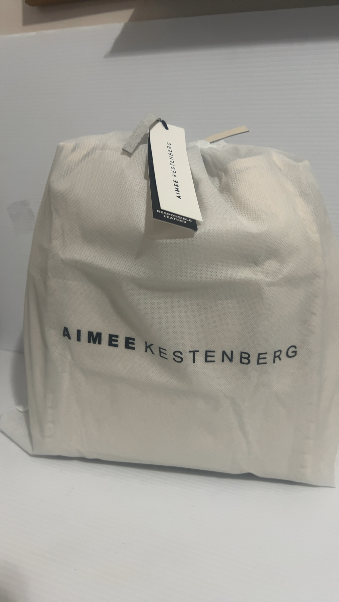 Aimee Kestenberg Ivory Leather Tote Shoulder Bag image 8