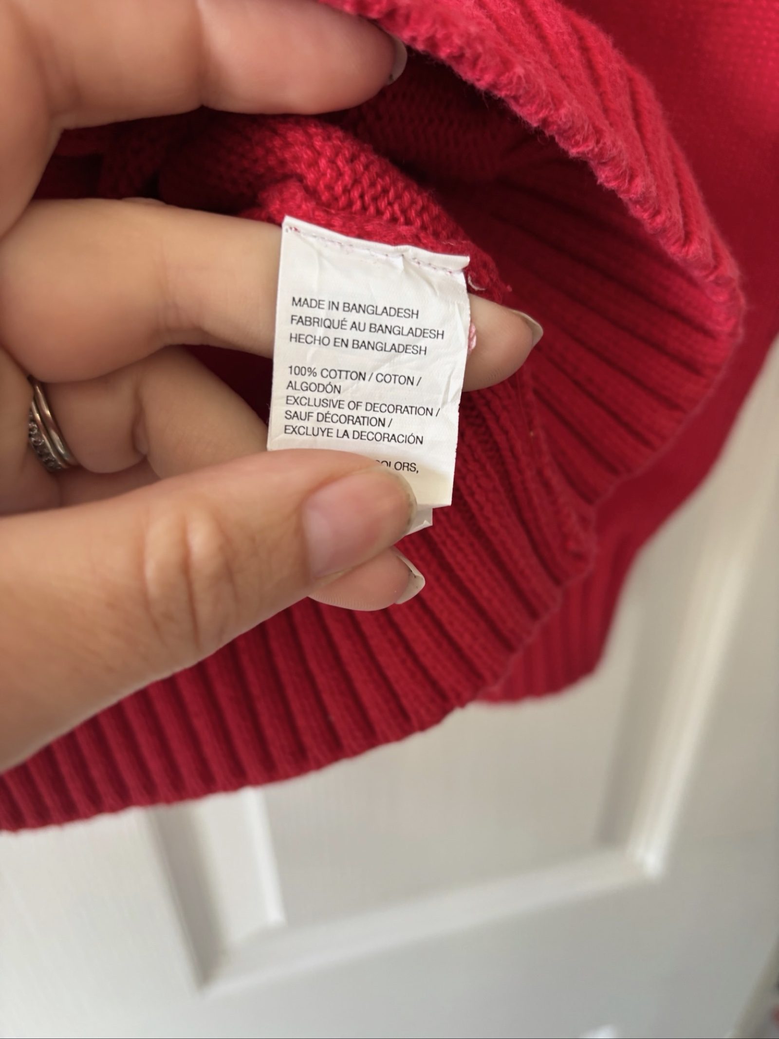 IZOD Men's Red Half-Zip Cotton Cable Knit Sweater Small image 3