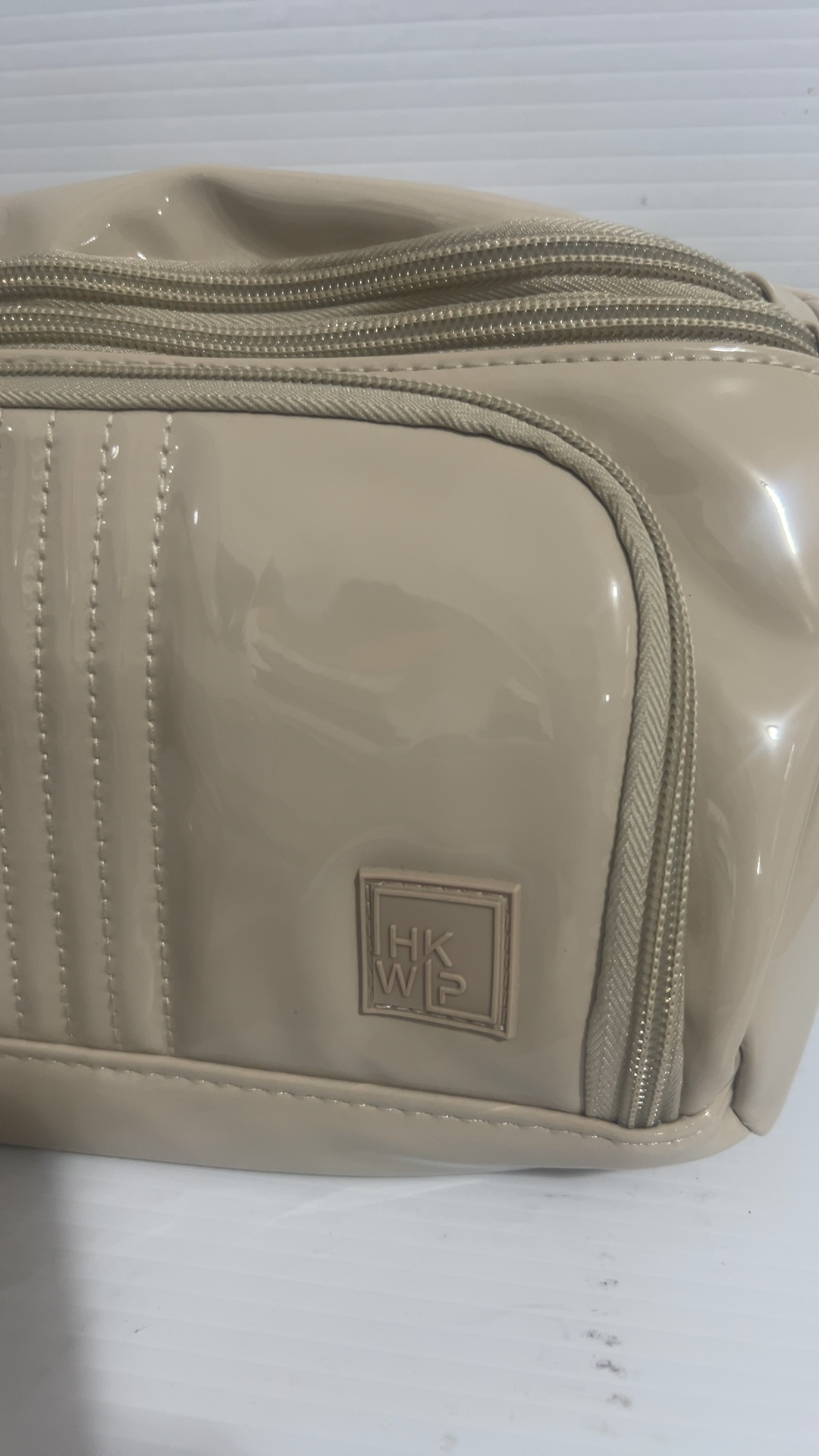 IHKWIP Beige Anti-Theft Sling Crossbody Bag New with 2 Straps image 3