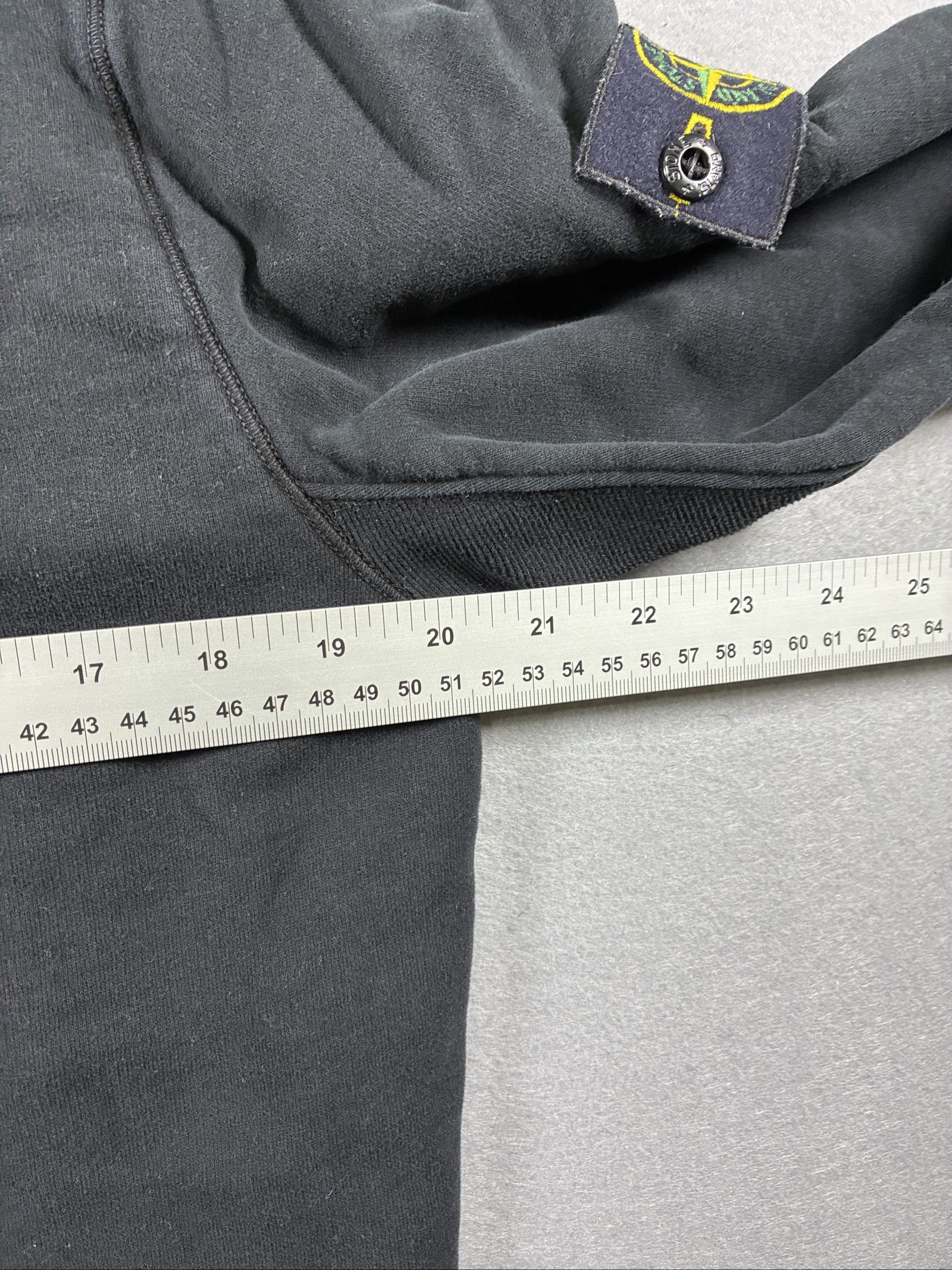 Stone Island Black Sweatshirt & Cargo Joggers Set Tracksuit Medium Cotton image 6