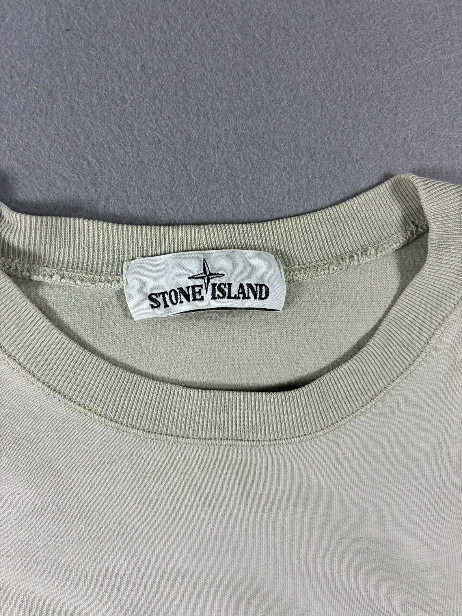 Stone Island Beige Long Sleeve Sweatshirt Medium image 2
