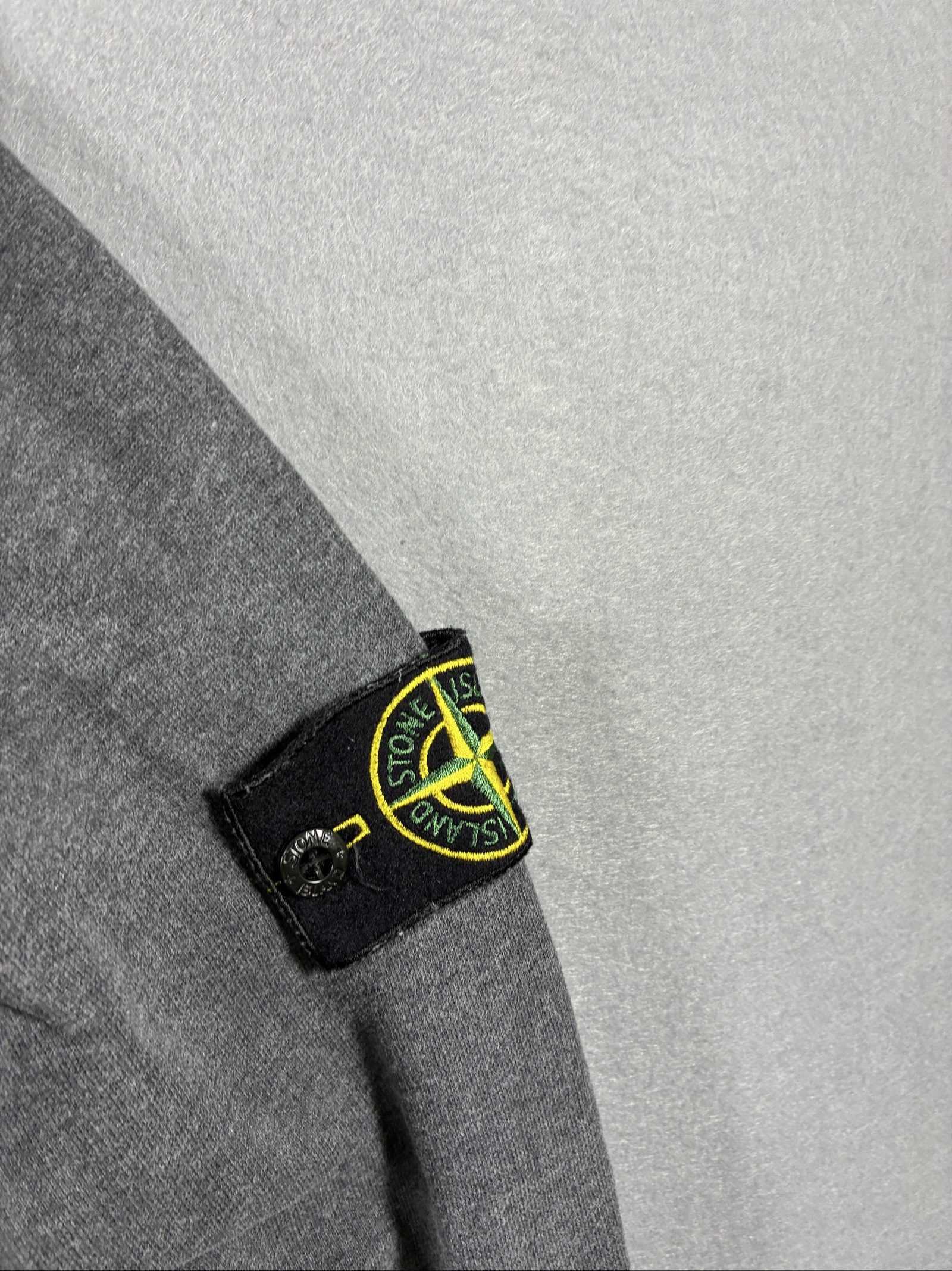 Stone Island Grey Crewneck Sweatshirt Medium Cotton image 3