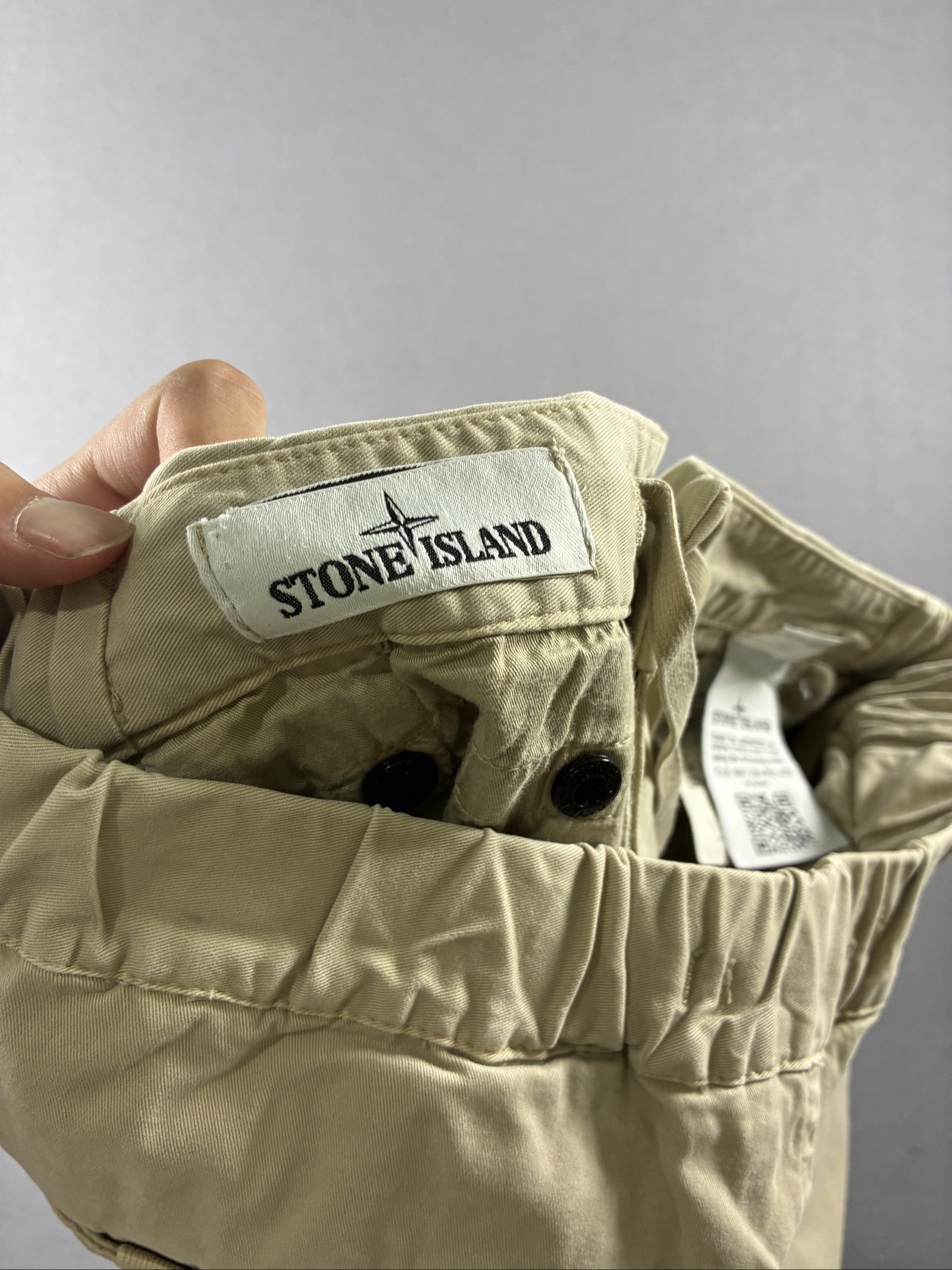 Stone Island Beige Cargo Joggers Large Relaxed Fit image 4
