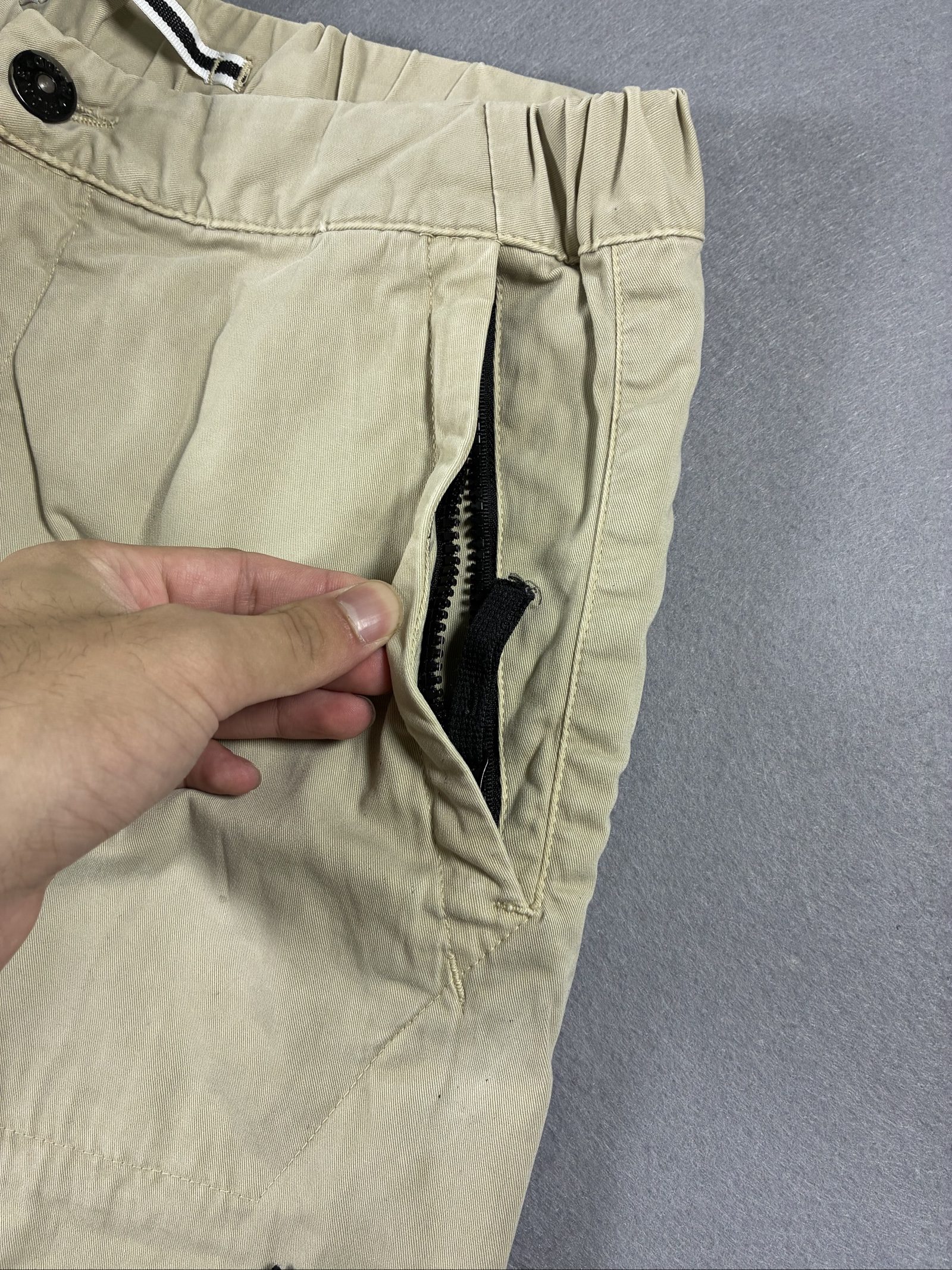 Stone Island Beige Cargo Joggers Large Relaxed Fit image 3