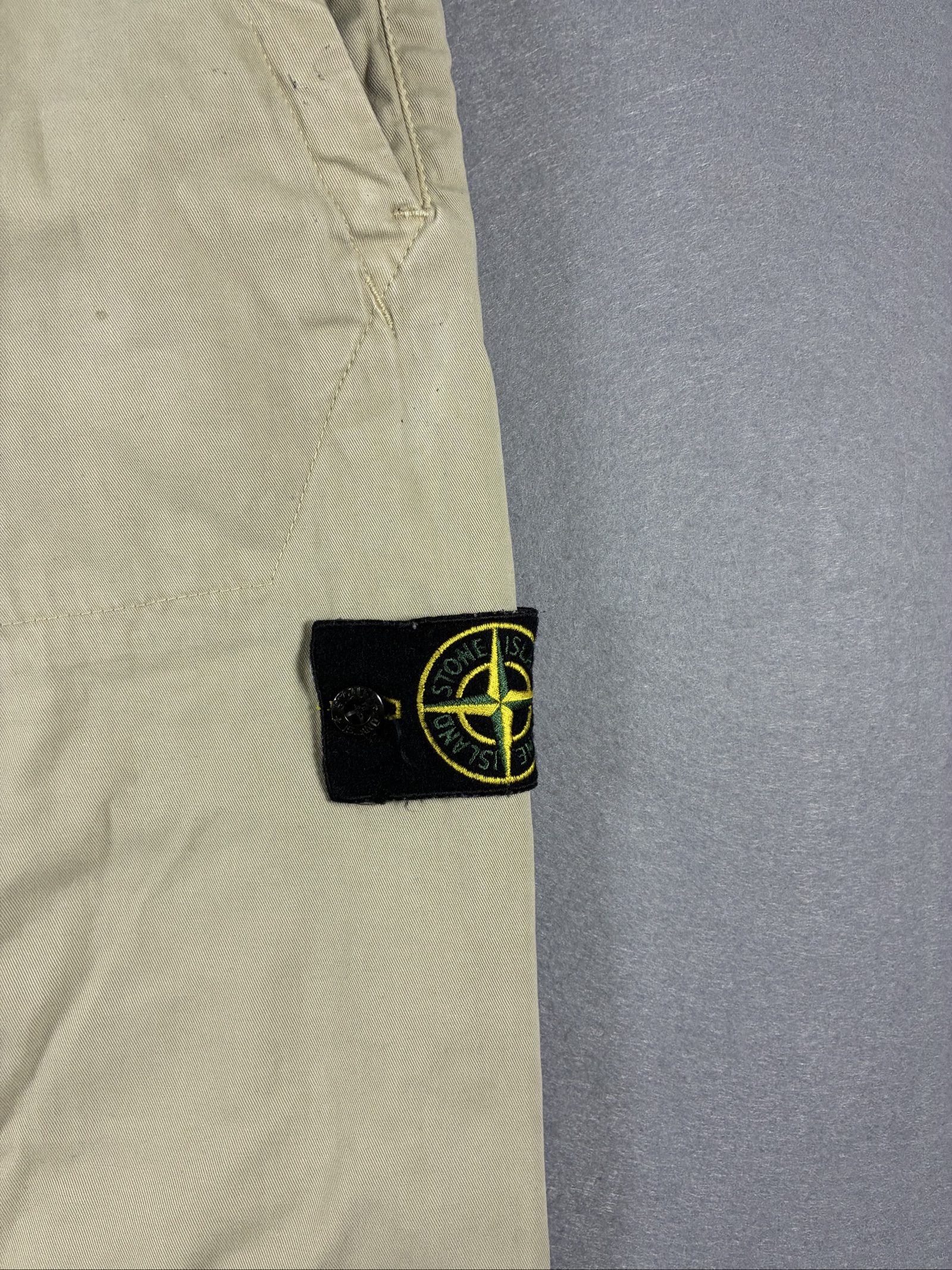 Stone Island Beige Cargo Joggers Large Relaxed Fit image 2