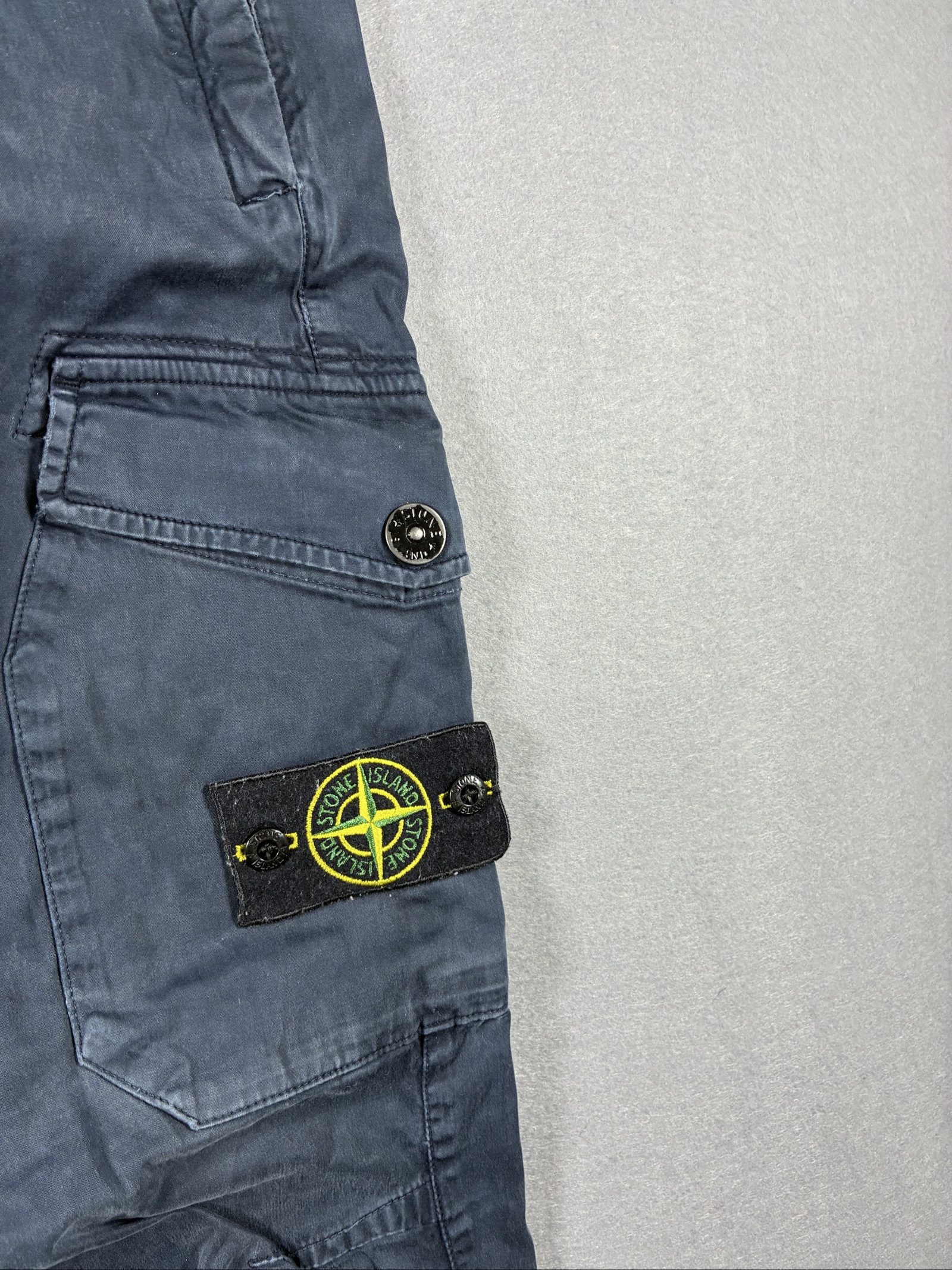 Stone Island Navy Cargo Joggers Trousers 30 Slim Fit Type RE-T image 2