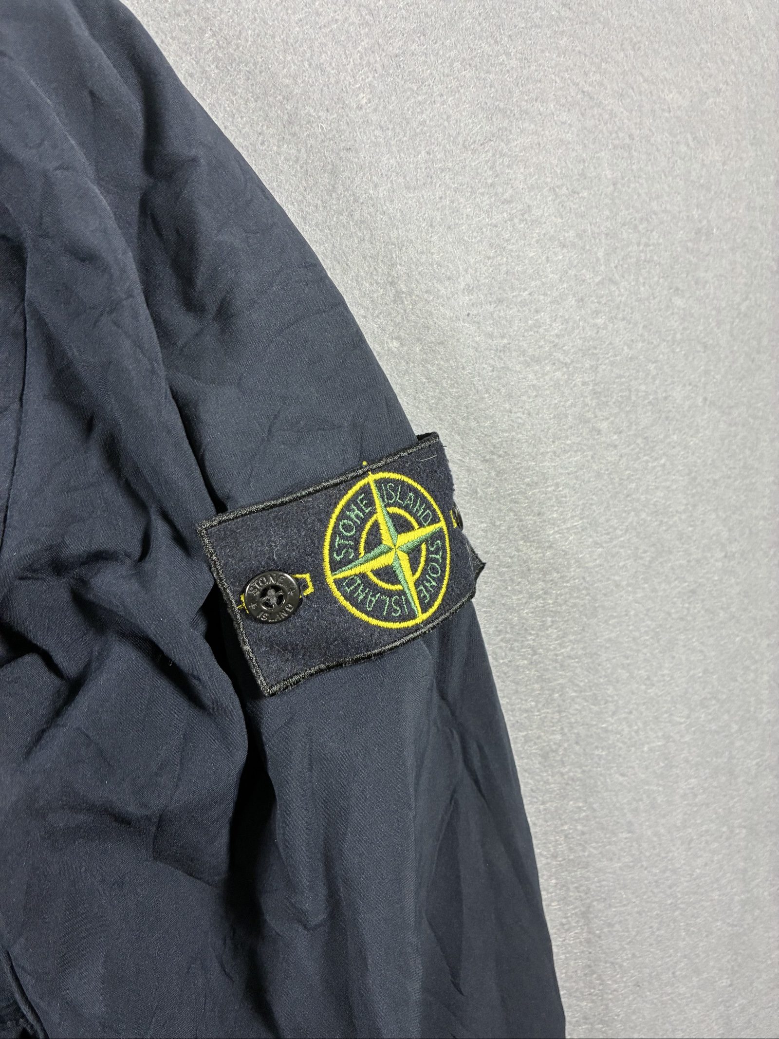 Stone Island Navy Hooded Jacket Medium image 3