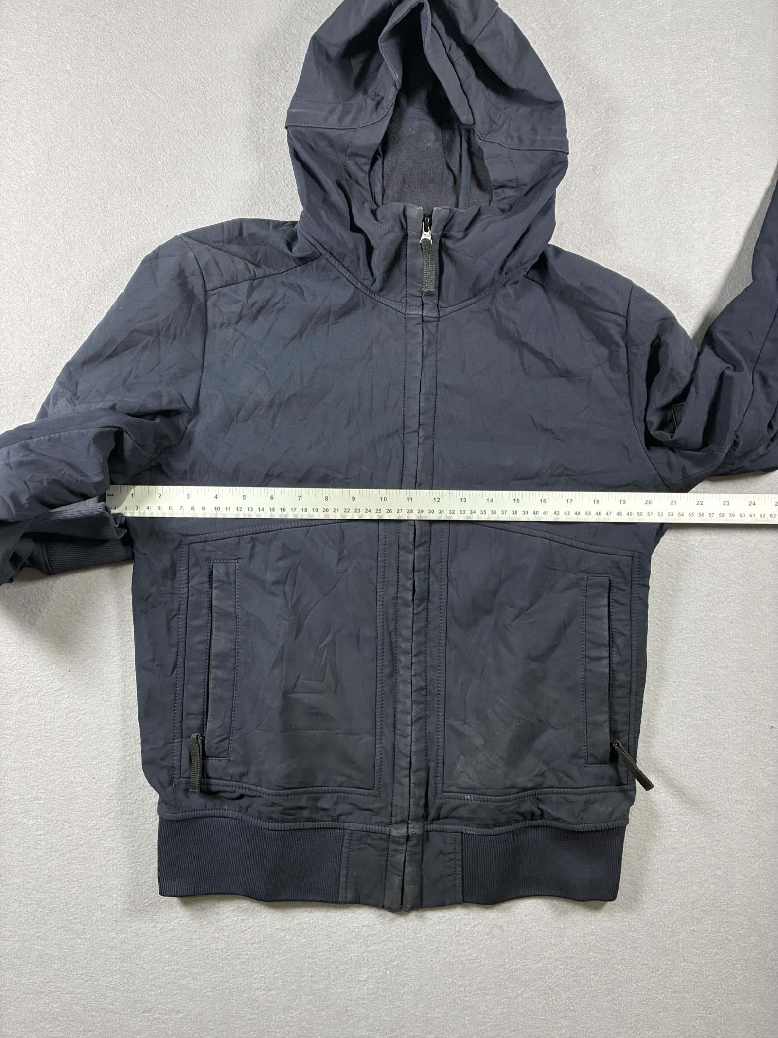 Stone Island Navy Hooded Jacket Medium image 9
