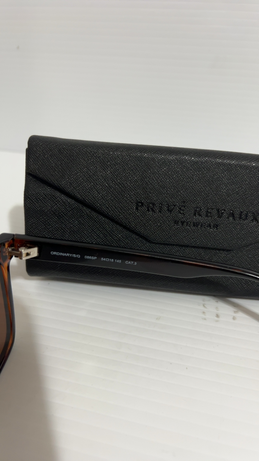 Privé Revaux Brown Tortoise Ordinary Cat.3 Sunglasses 54-18-145 image 3