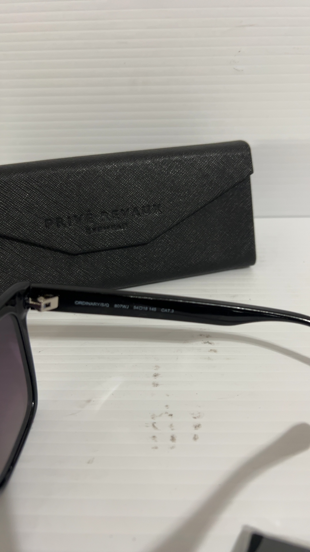 Prive Revaux Black Ordinary S/Q Sunglasses Cat 3 image 3