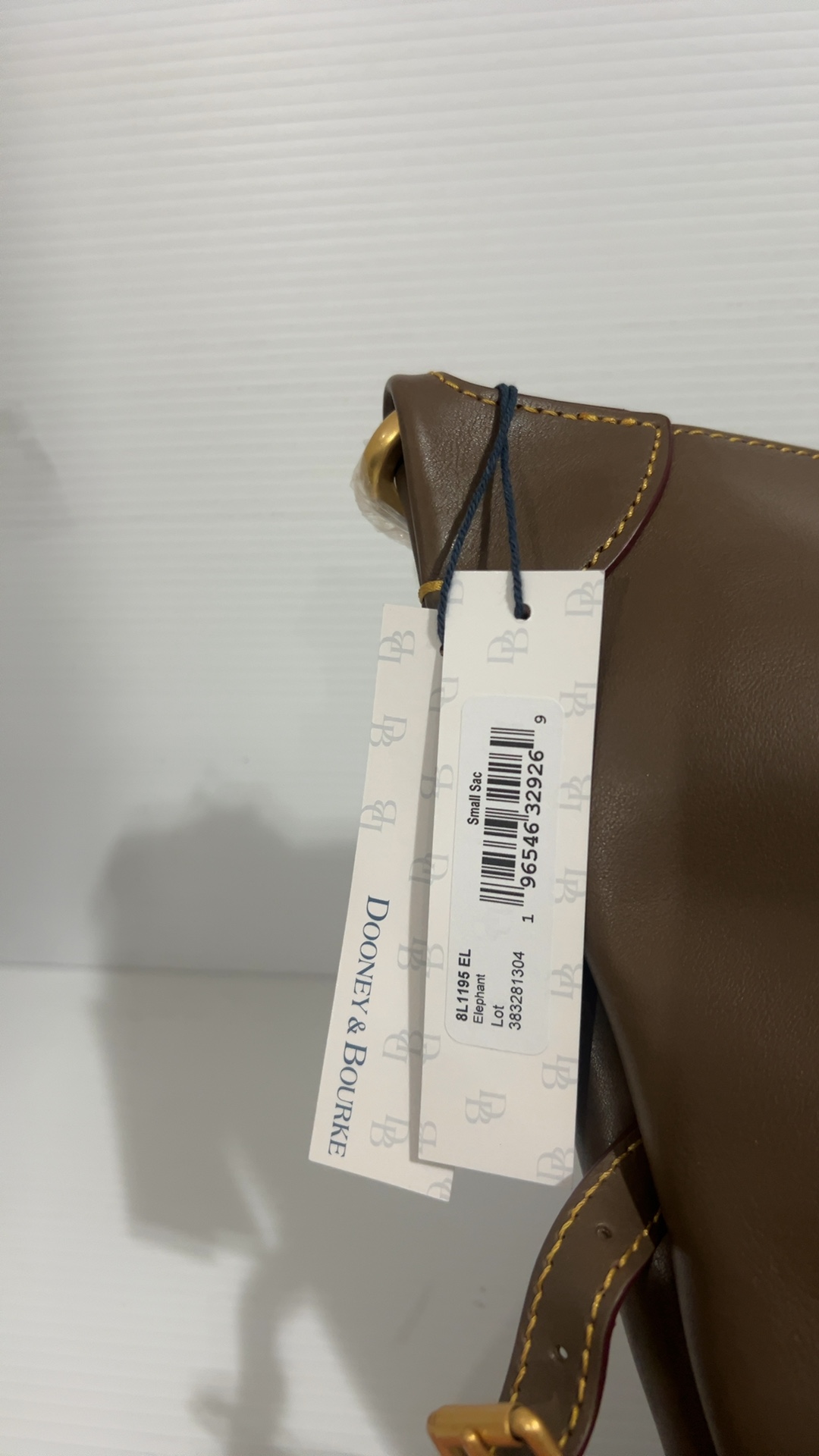 Dooney & Bourke Brown Leather Hobo Shoulder Bag image 6