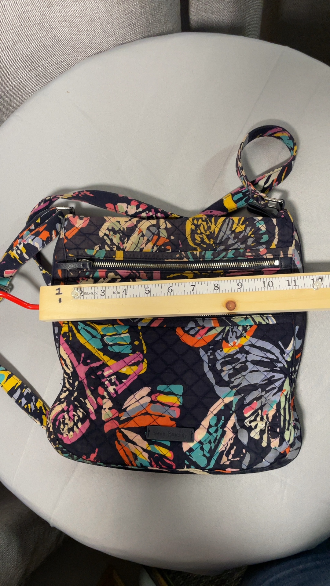 Vera Bradley Multi Color Quilted Crossbody Bag Adjustable Strap