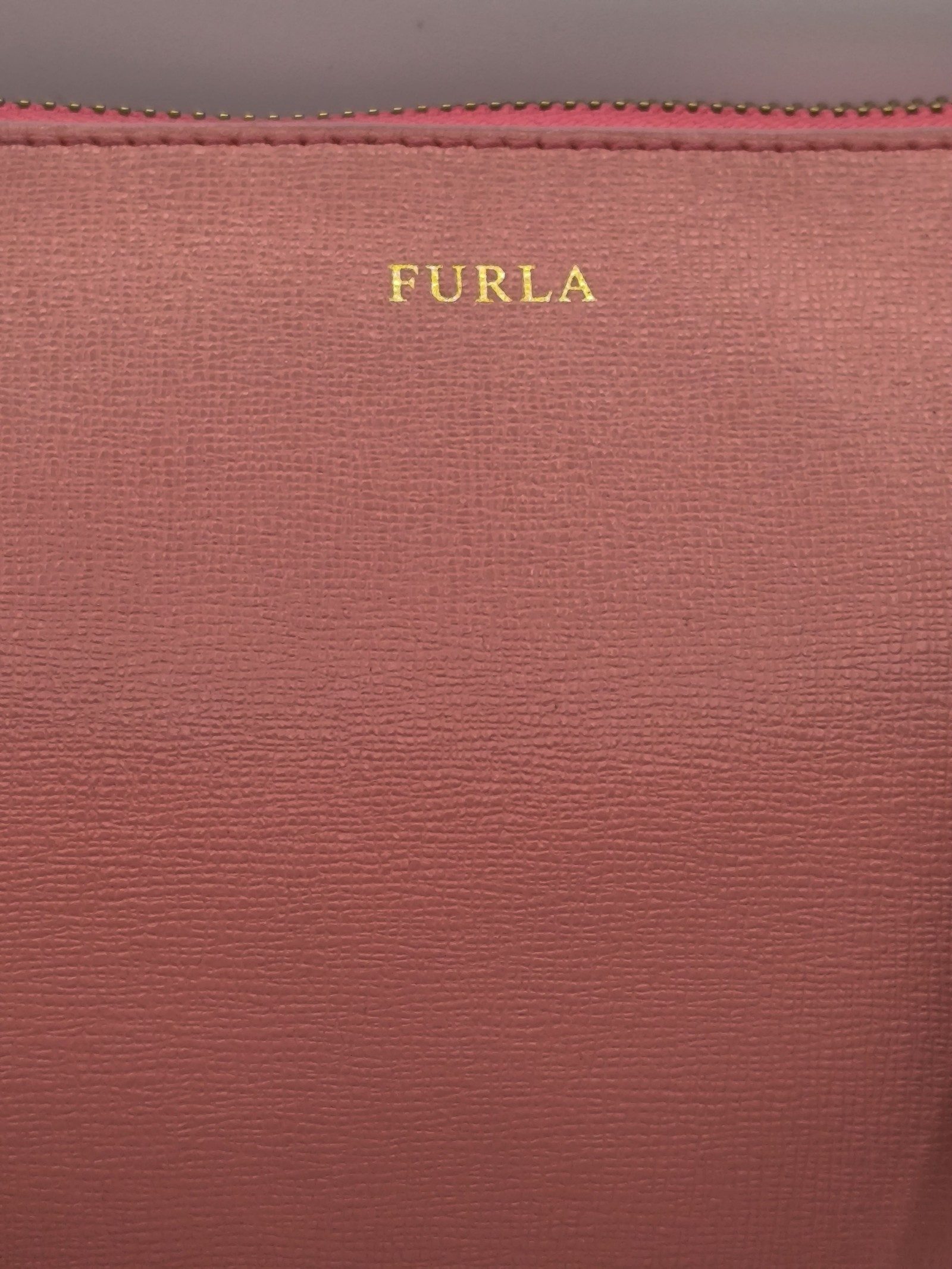 Furla Pink Leather handbag small clutch size Bag image 2