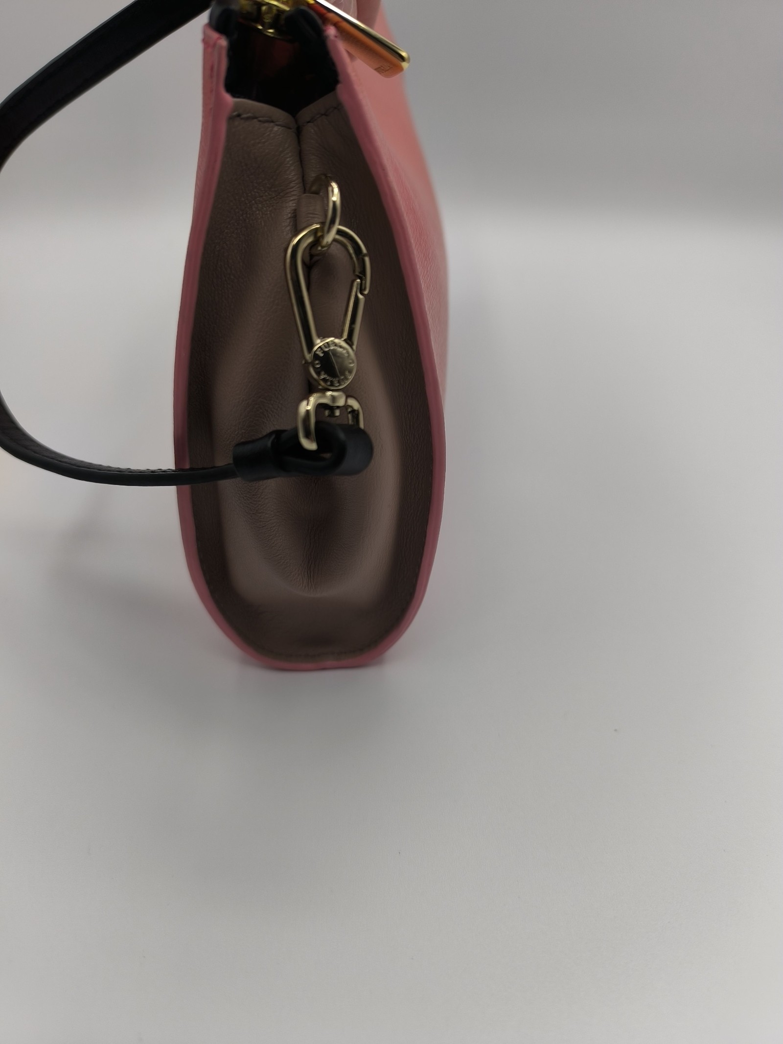 Furla Pink Leather handbag small clutch size Bag image 5