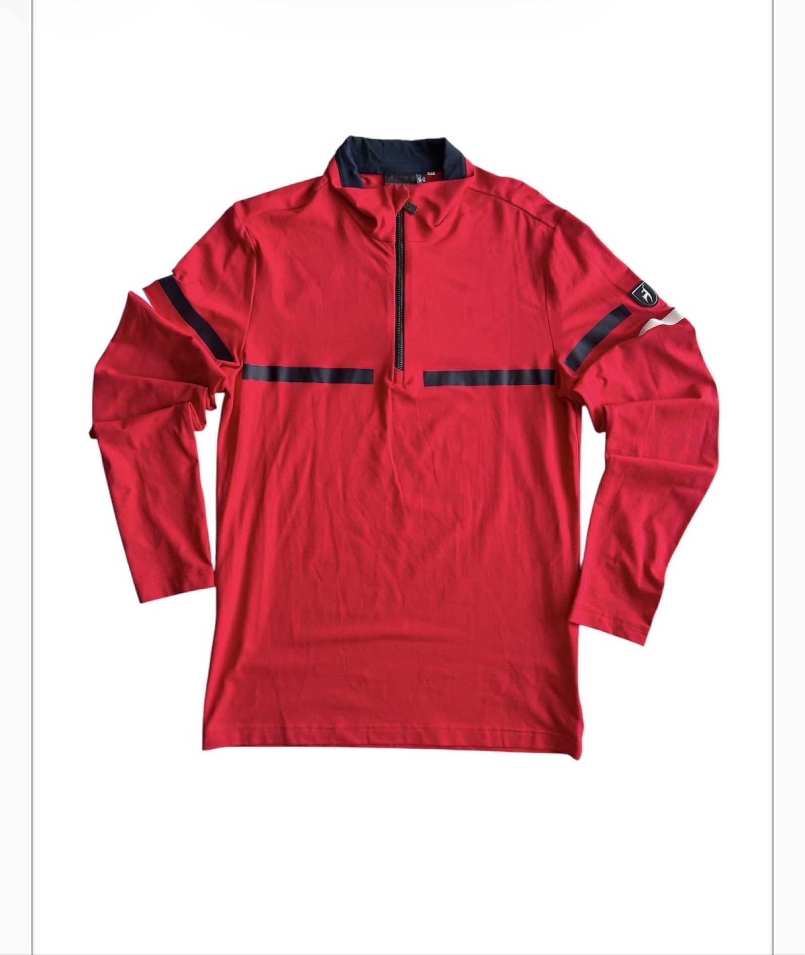 Title: Toni Sailer Bryan Men’s Ski Base Layer Top Size 50 Red 1/4 Zip