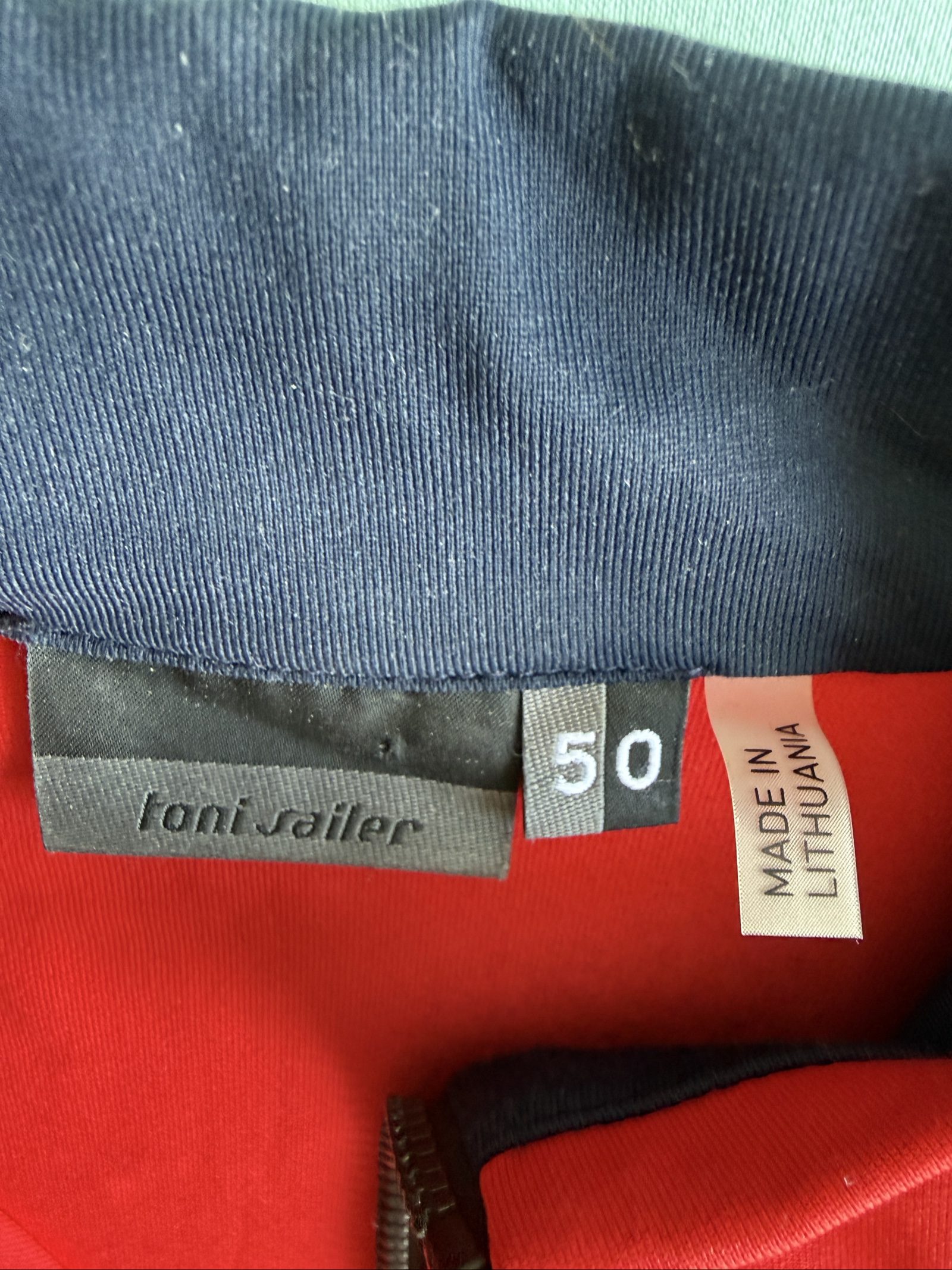 Title: Toni Sailer Bryan Men’s Ski Base Layer Top Size 50 Red 1/4 Zip image 5