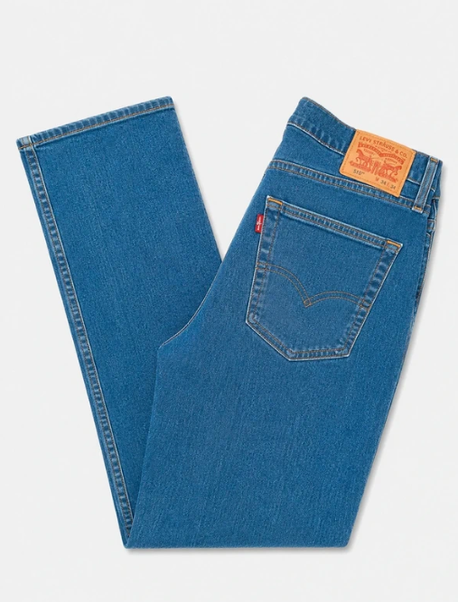 Levi's Blue Denim Jeans Waist Straight Leg Red Tab 34"