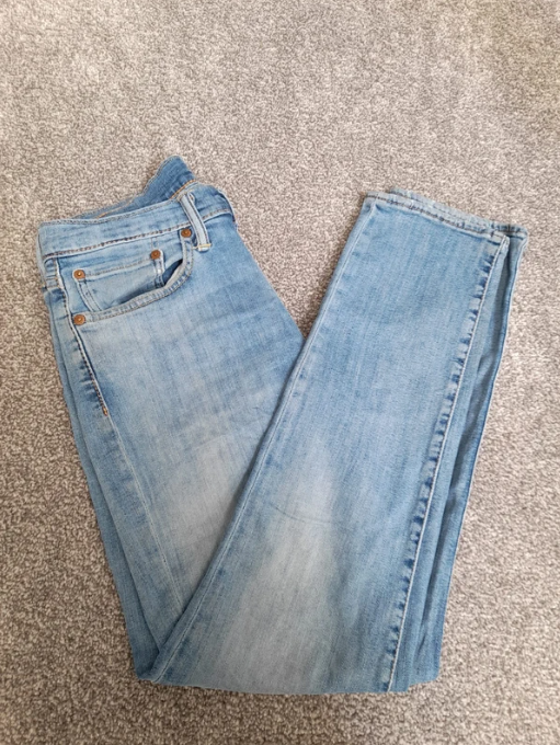 Levi's Light Blue 511 Slim Fit Jeans Red tab 30" image 2