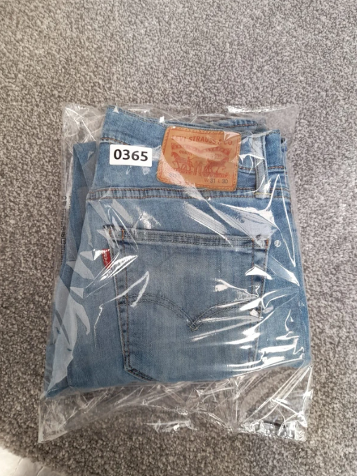 Levi's Light Blue 511 Slim Fit Jeans Red tab 30" image 3