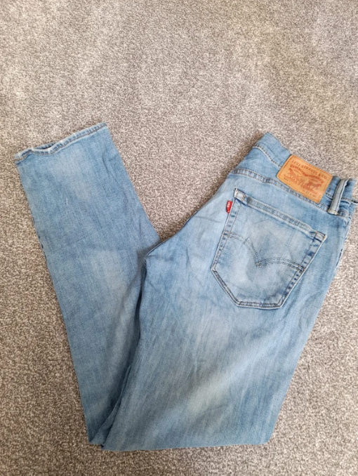Levi's Light Blue 511 Slim Fit Jeans Red tab 30" image 6