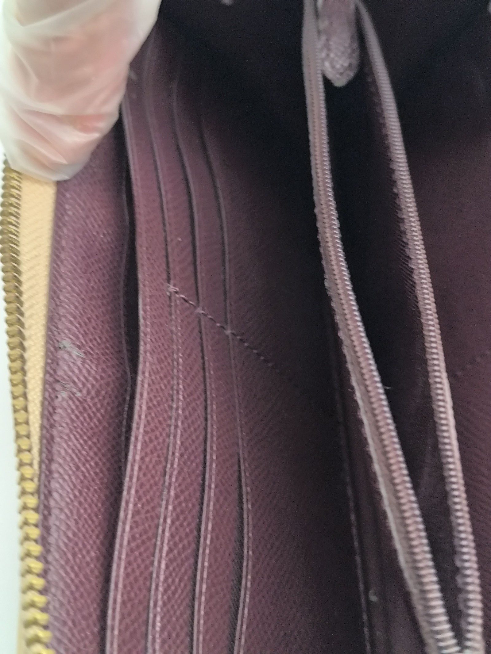 Coach Brown & Beige Logo Zip Wallet purse image 8
