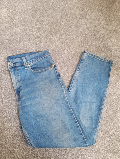 Levi's Light Blue Denim Jeans Classic Fit Red tab 32" image 2