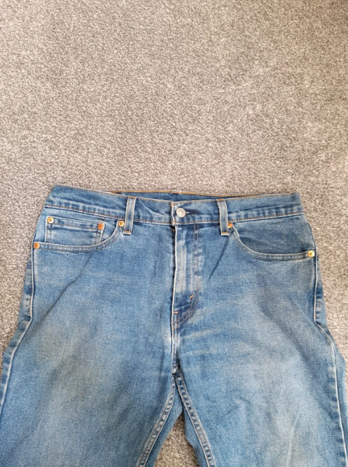 Levi's Light Blue Denim Jeans Classic Fit Red tab 32" image 6