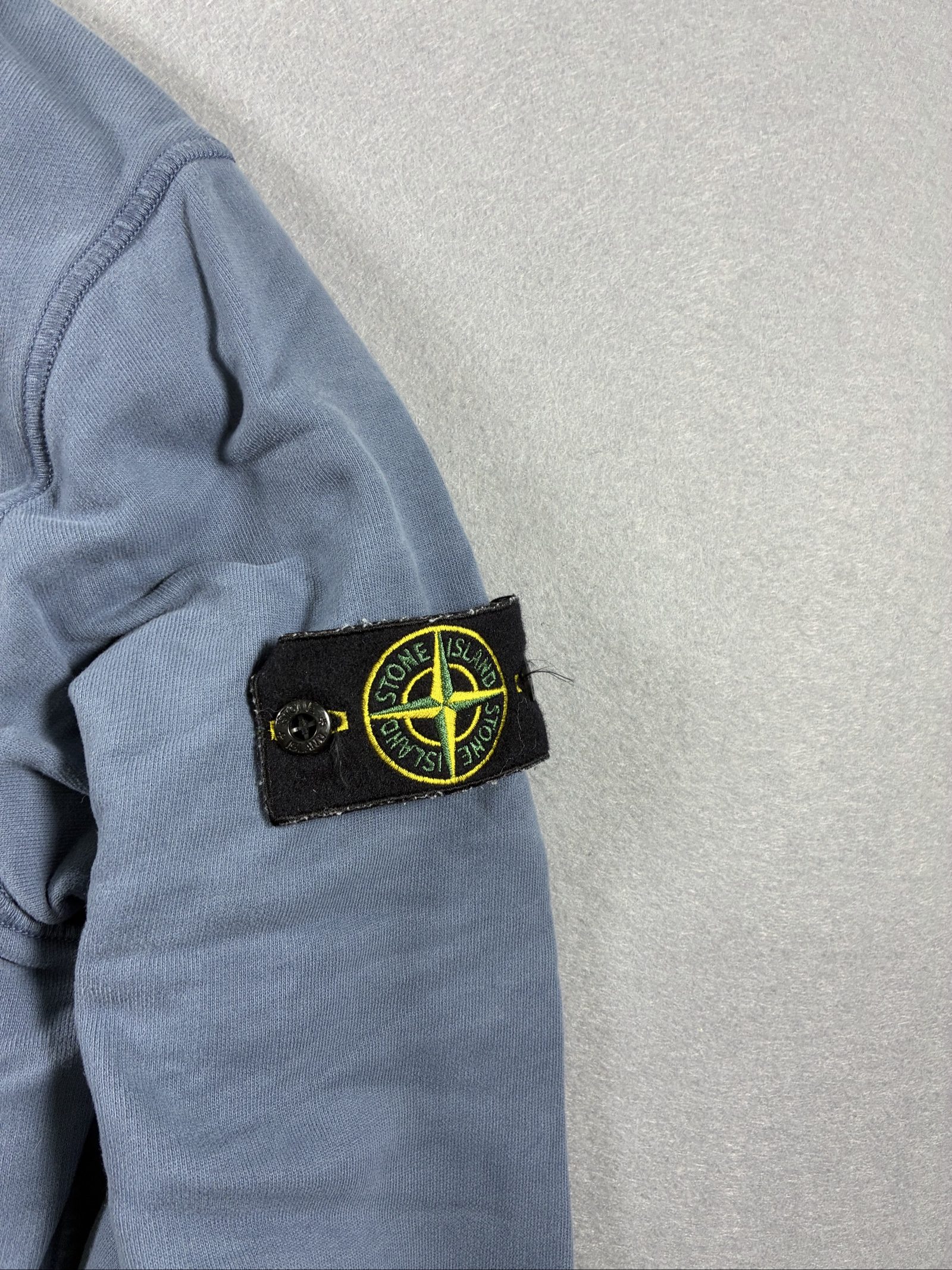 Stone Island Blue Crew Neck Sweatshirt Large Cotton image 3