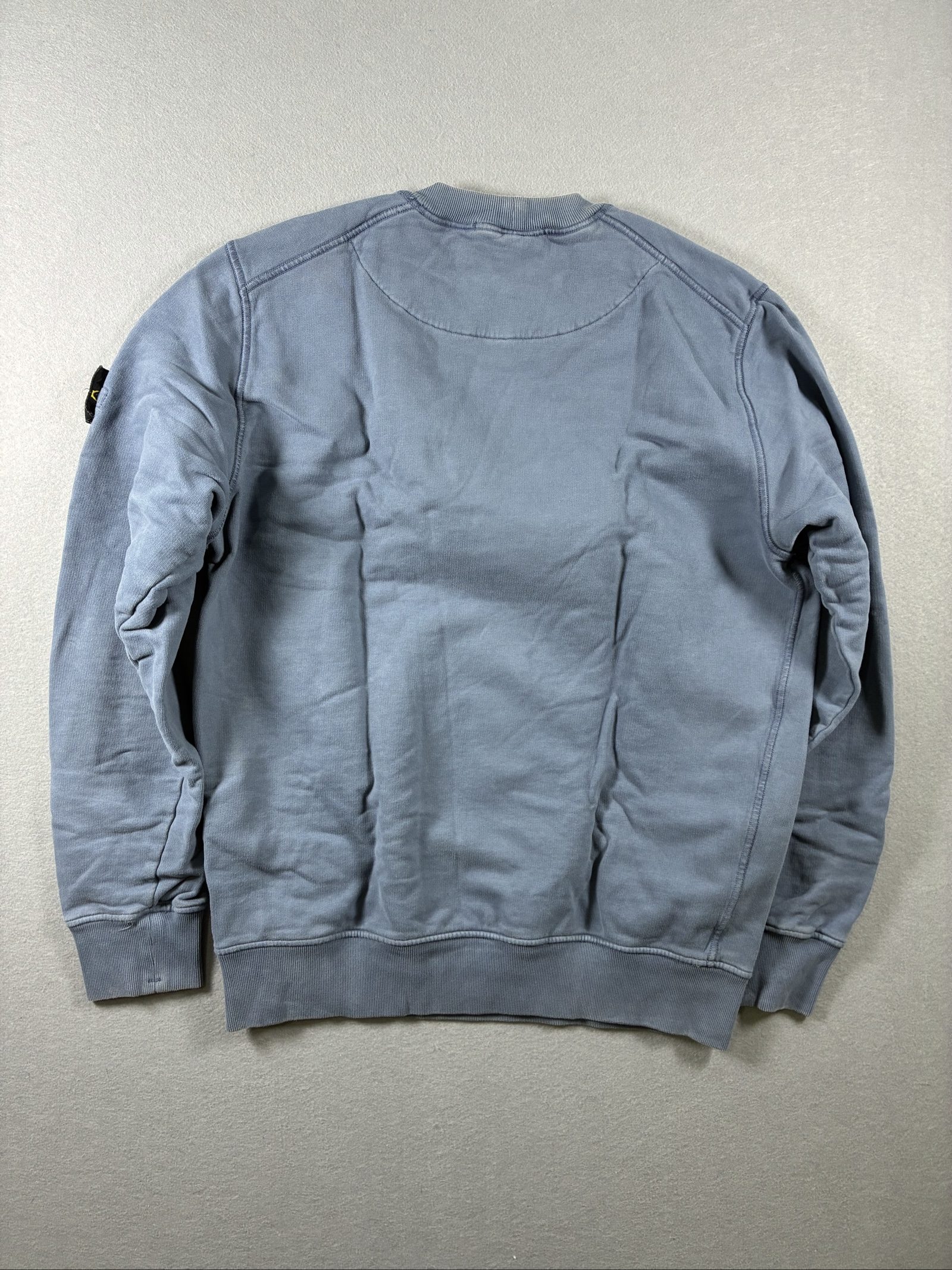 Stone Island Blue Crew Neck Sweatshirt Large Cotton image 5