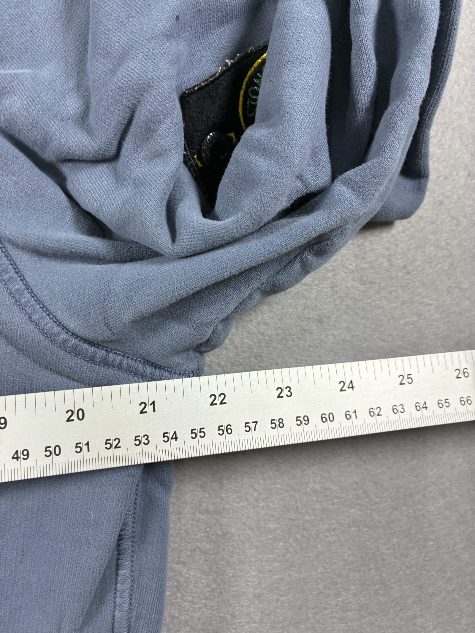 Stone Island Blue Crew Neck Sweatshirt Large Cotton image 7