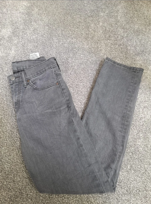 Levi's Grey 511 Slim Fit Jeans Red Tab 28" image 2