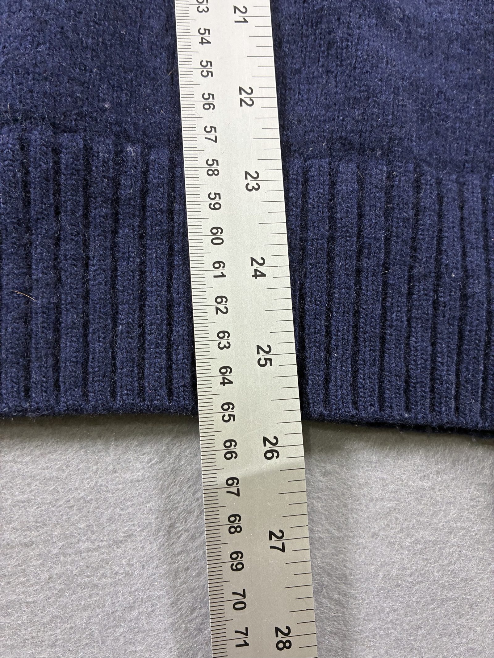Stone Island Navy Wool Crewneck Sweater Medium image 10