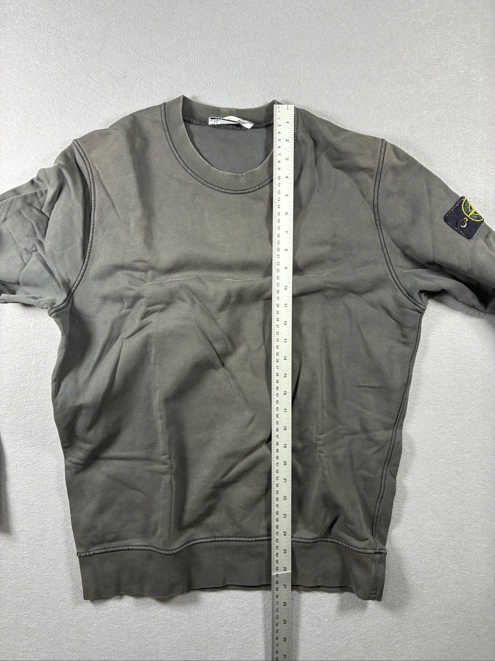 Stone Island Grey Crewneck Sweatshirt Large image 7