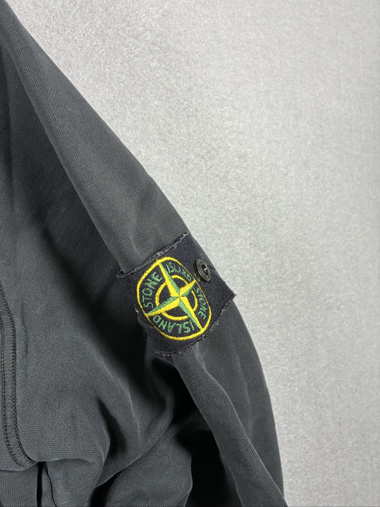 Stone Island Black Crewneck Sweatshirt 3XL Damaged Sleeve image 3