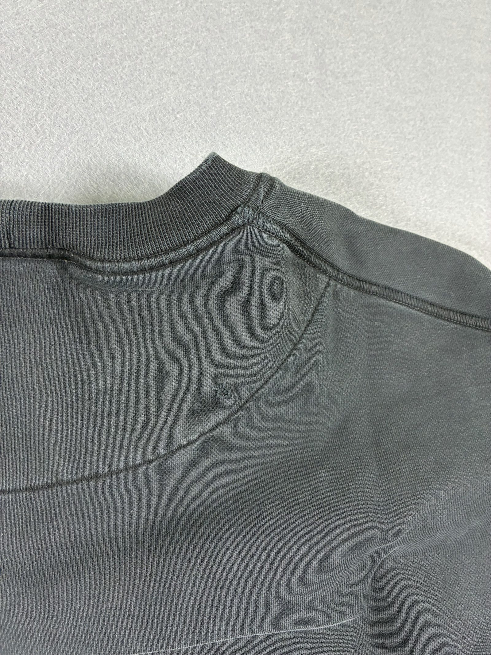 Stone Island Black Crewneck Sweatshirt 3XL Damaged Sleeve image 8