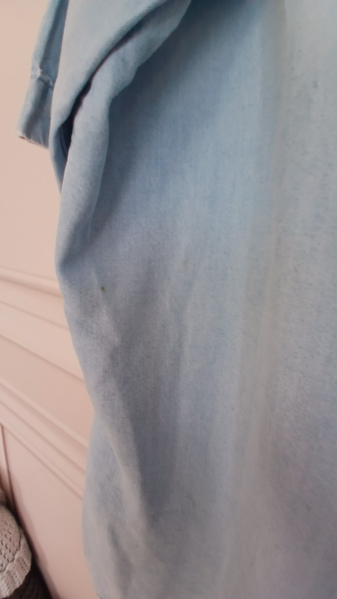 Marks & Spencer Women's Light Blue Chambray Shirt UK 18 image 7