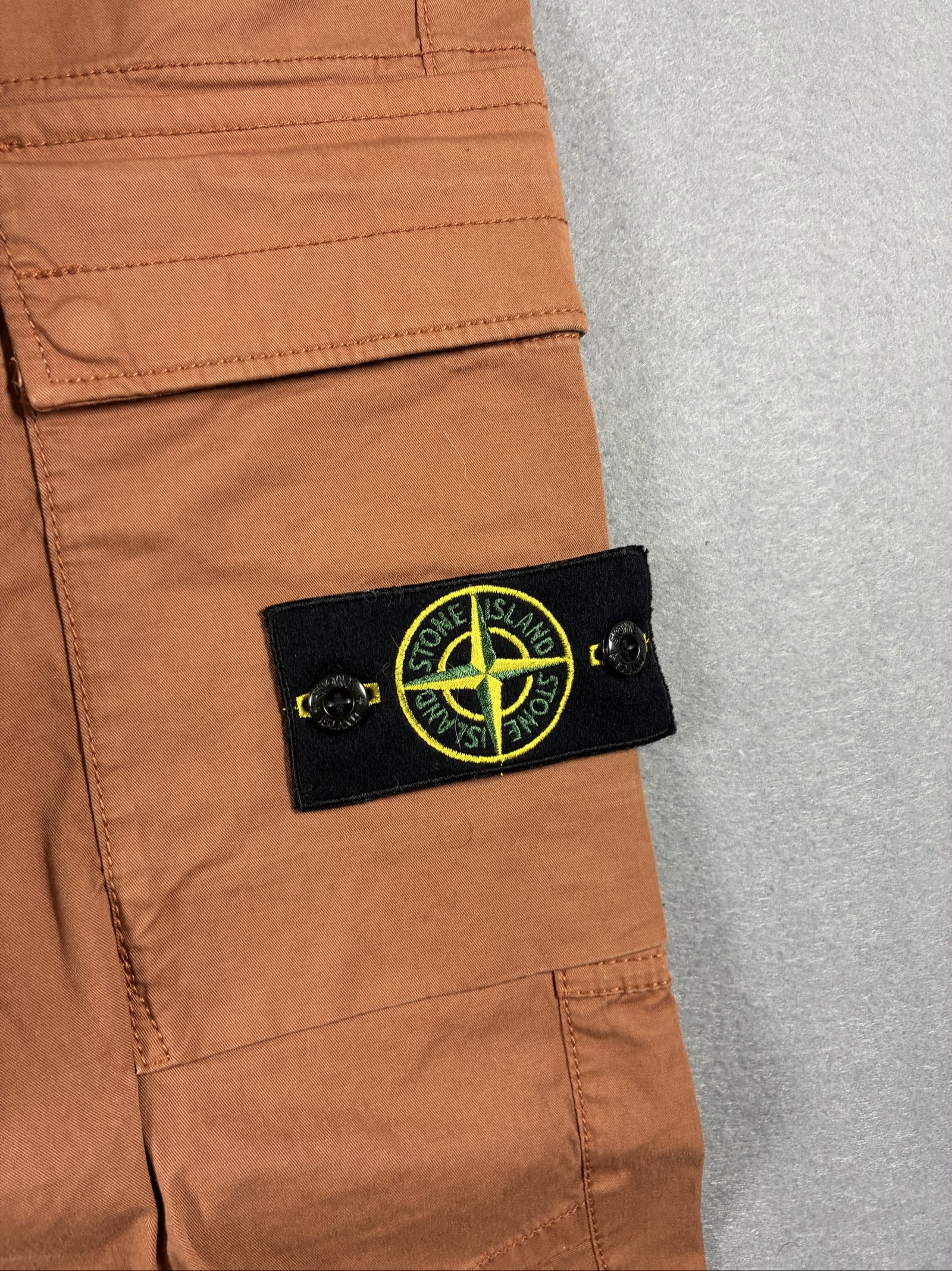 Stone Island Orange Cargo Trousers W29 type RE-T Cotton image 2