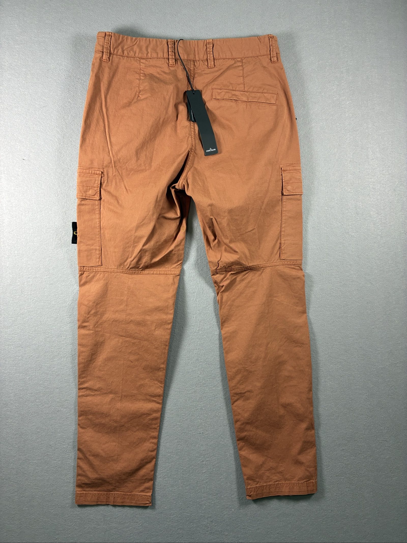 Stone Island Orange Cargo Trousers W29 type RE-T Cotton image 7
