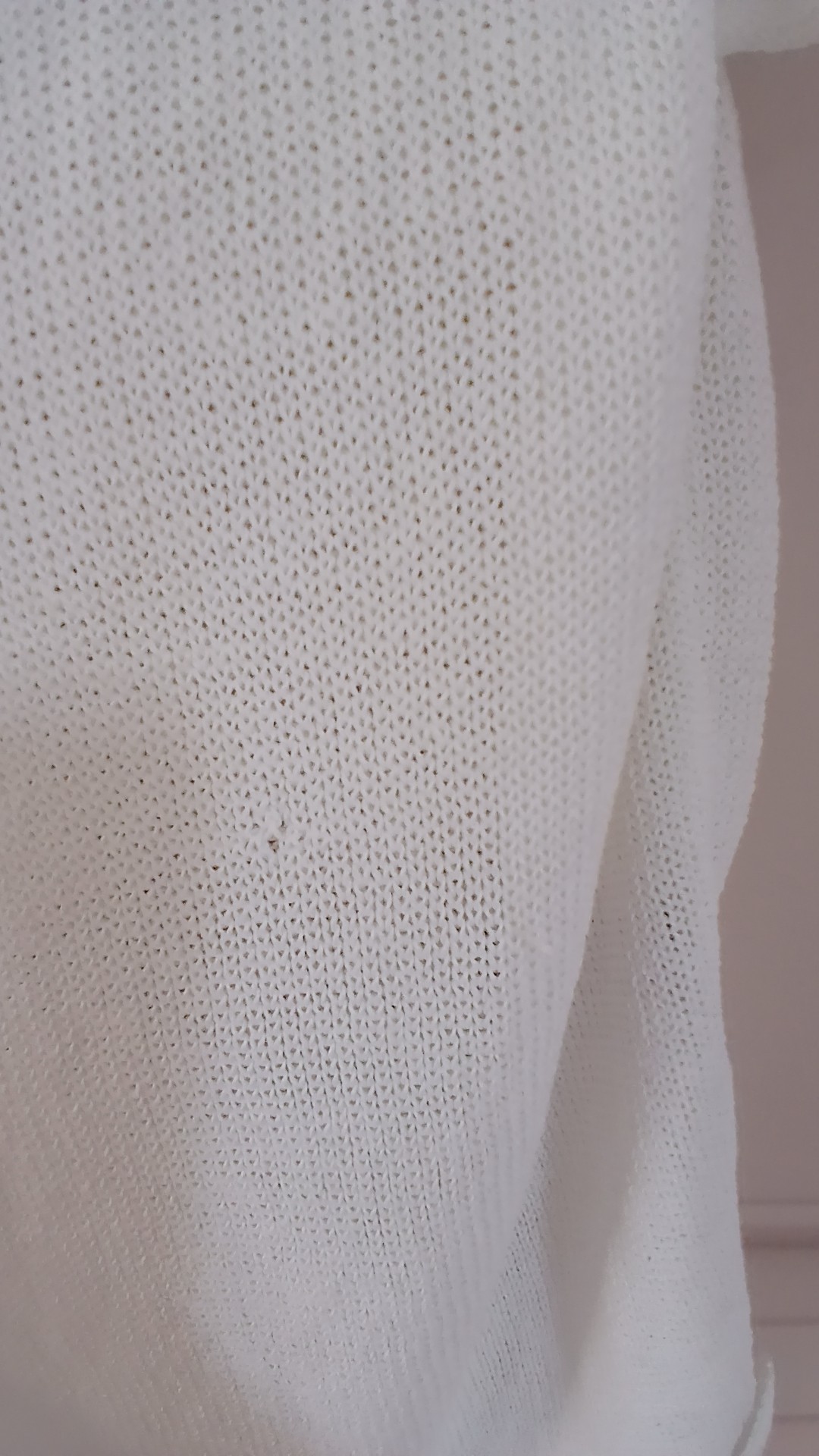 Marks & Spencer White Open Front Ruffle Knitted Cardigan Size 14UK 14 image 5