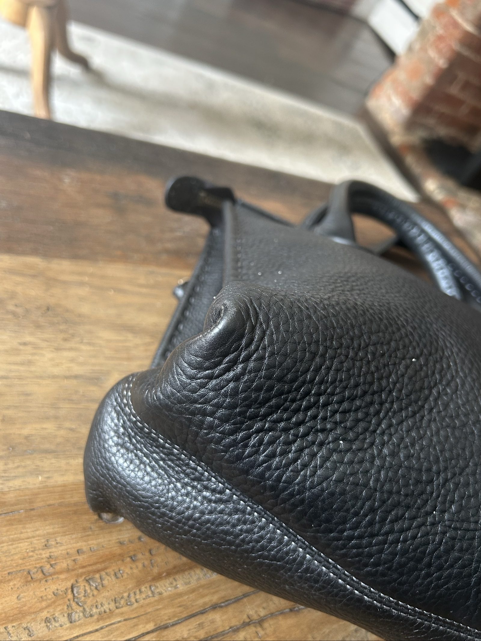 Ted Baker Black Leather Crossbody Satchel Bag image 9
