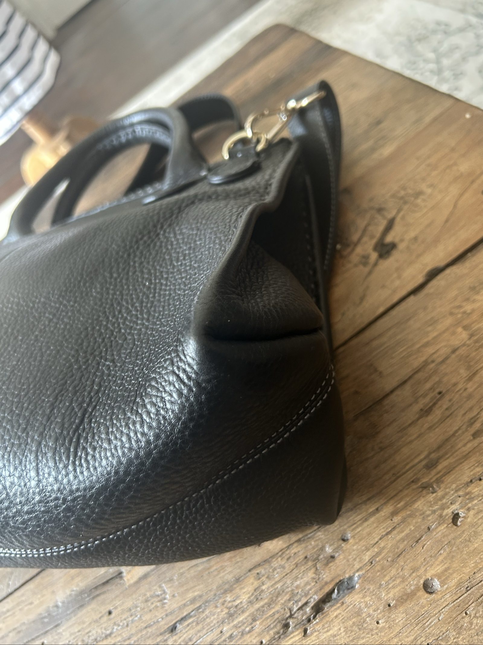 Ted Baker Black Leather Crossbody Satchel Bag image 10