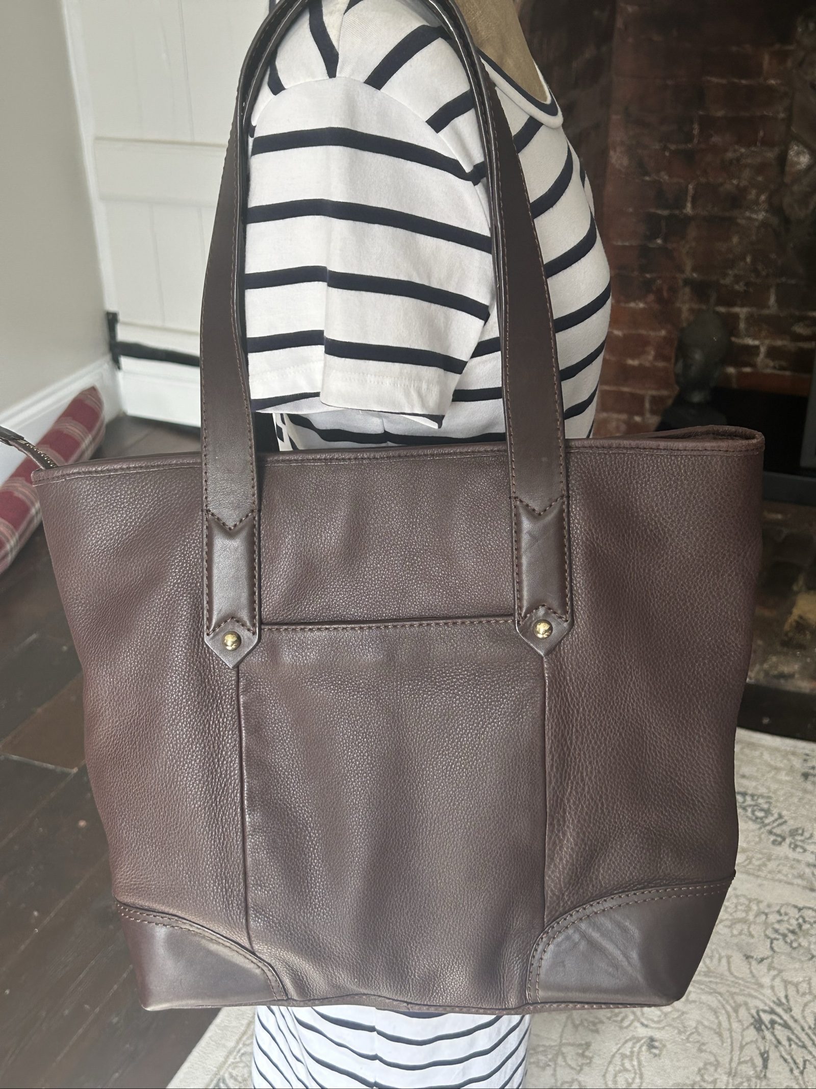 Radley Brown Leather Tote Bag Medium image 6