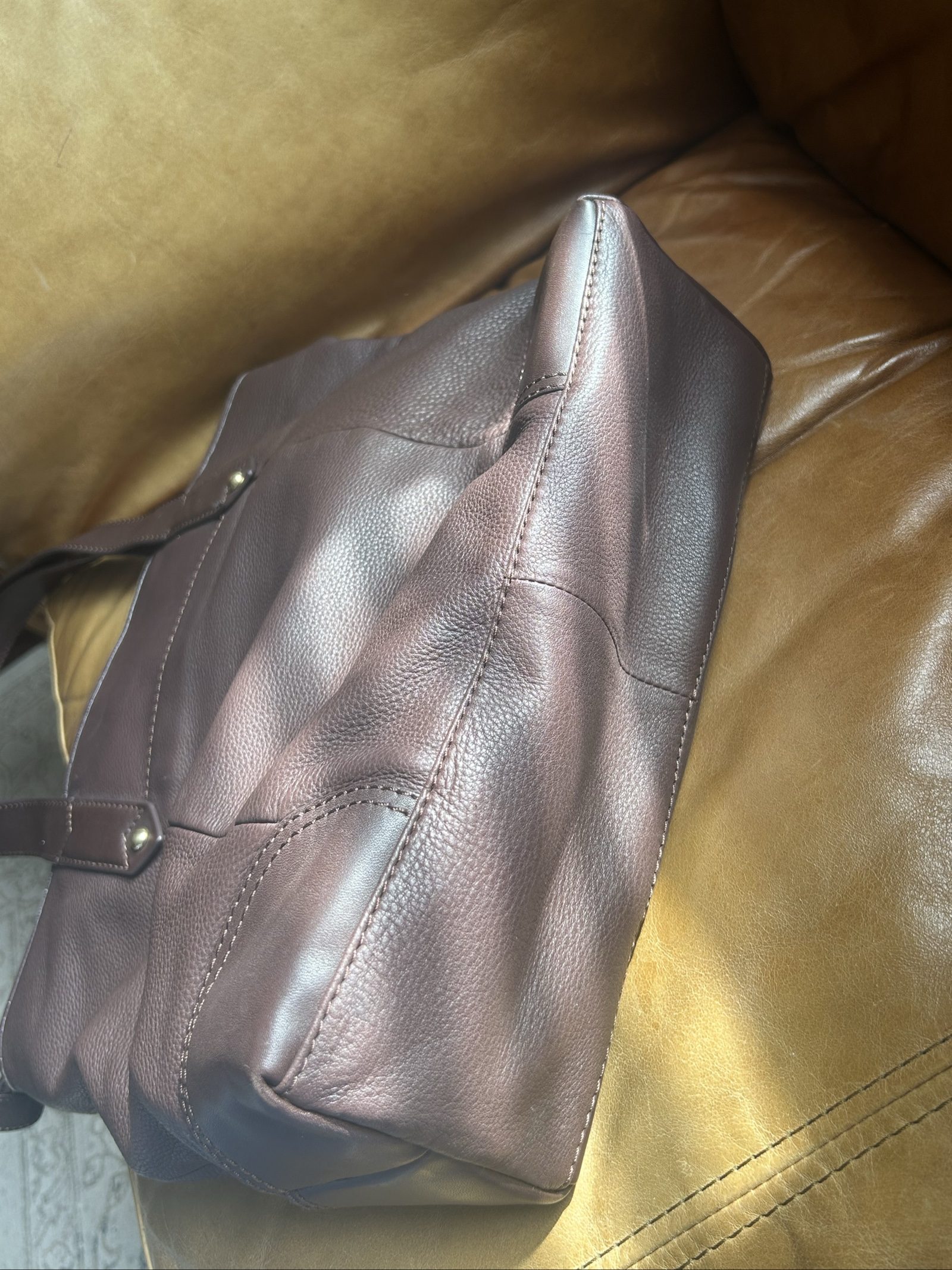 Radley Brown Leather Tote Bag Medium image 8