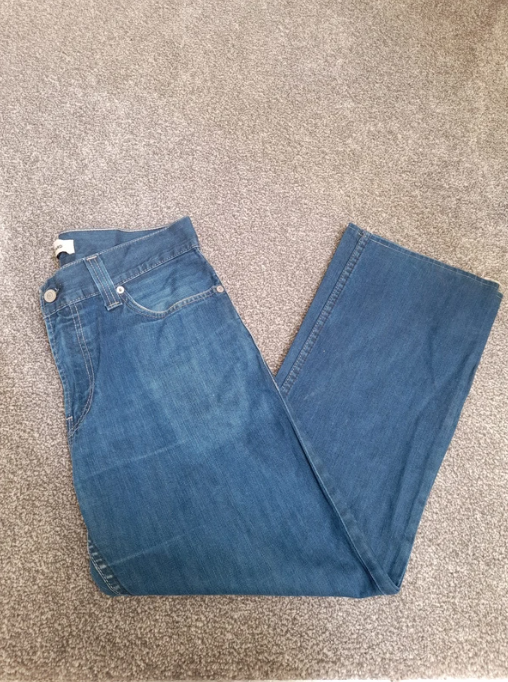 Levi's Red Tab Blue Denim 506 Standard Jeans 33" image 2