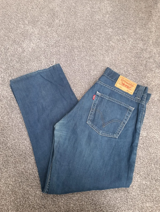 Levi's Red Tab Blue Denim 506 Standard Jeans 33" image 6