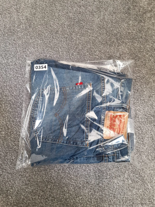 Levi's Red Tab Blue Denim 511 Slim Fit Jeans Red Tab 38" image 3
