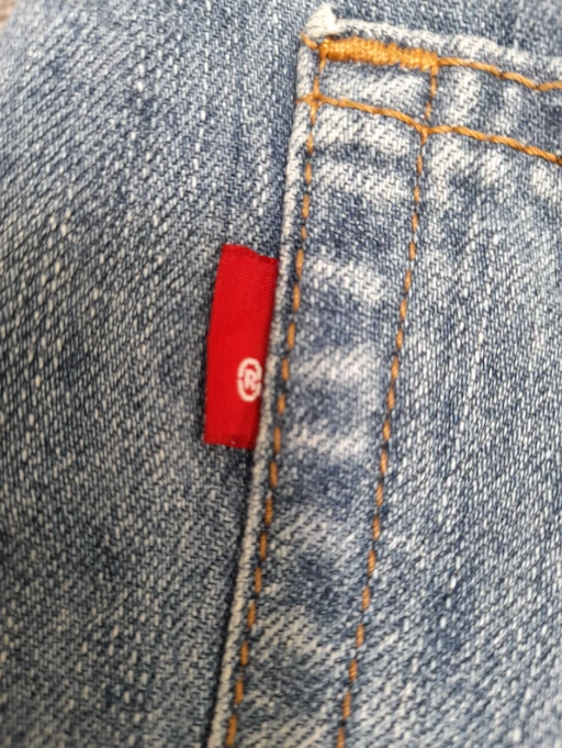 Levi's Red Tab Blue Denim 511 Slim Fit Jeans Red Tab 38" image 7