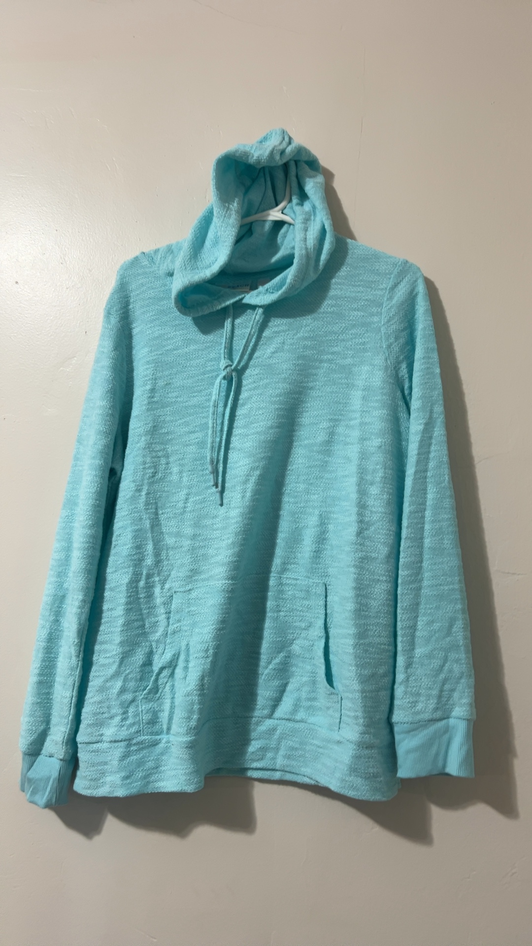 Belle Beach Kim Gravel Women's Light Blue Hoodie Small