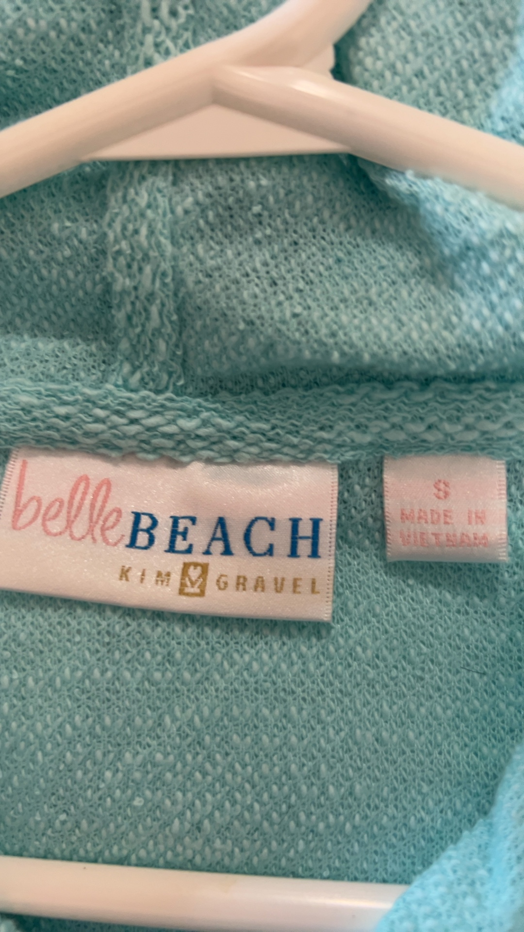 Belle Beach Kim Gravel Women's Light Blue Hoodie Small image 3